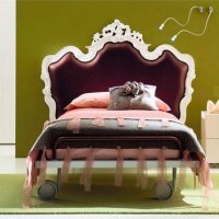 Teen Room Glamorous Girls Bed With Italian Design Simple-White-Pink-Bedroom-With-Princess-Chair