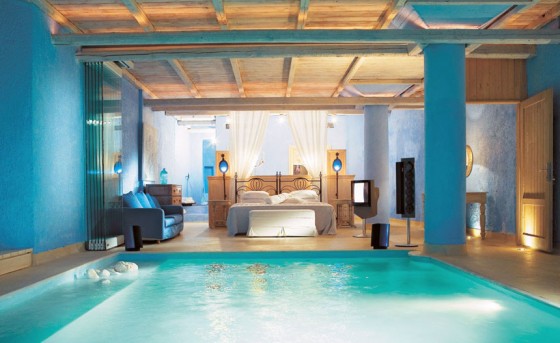 Bedroom Majestic Modern Bedroom Design With Indoor Pool Design Ideas Best Bedroom Design Breathtaking