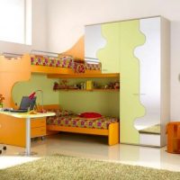 Kids Room Bunk Beds Blue Design For Twins Bright Kids Bedroom Design For Twin
