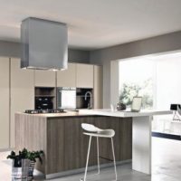 Kitchen Thumbnail size Stylish And Modern Kitchen Design With Dark Heart Pine Furniture