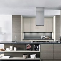 Kitchen Thumbnail size Urban Styles Of Kitchen Design With Awesome Light Grey Color Theme And Furniture