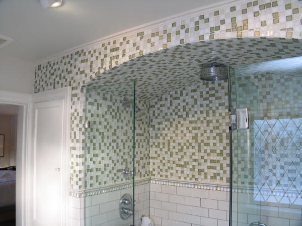 Bathroom Glass Tile Installation Kitchen