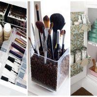 Furniture Thumbnail size Makeup Organizer Ideas For Powder Room
