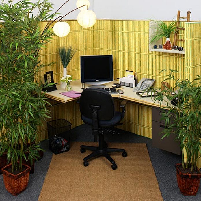 Ideas Stunning Bamboo Office Decorating Ideas For Men Natural Atmosphere Stunning Office Decorating Ideas for Men at Cubicle and Home