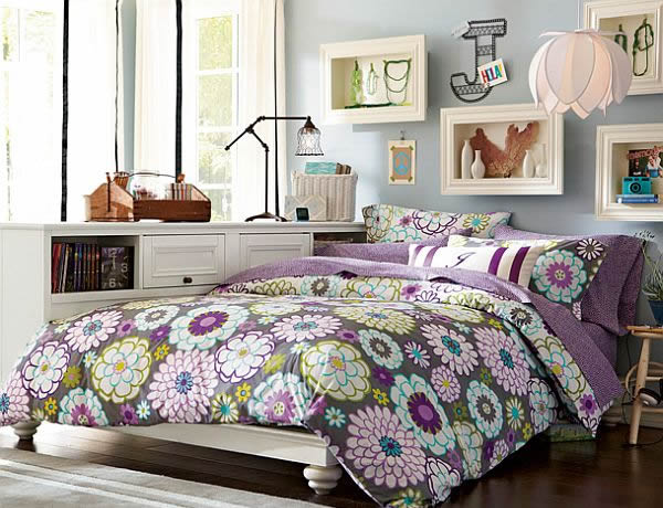 Teen Room Floral Purple Room Decorating For Teenage Girls Room Decorating Ideas for Teenage Girls
